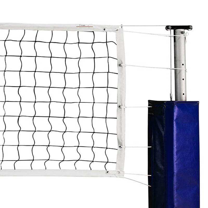 Champion Sports Official Olympic Sized 32 x 3.13 Inch Volleyball Net, White