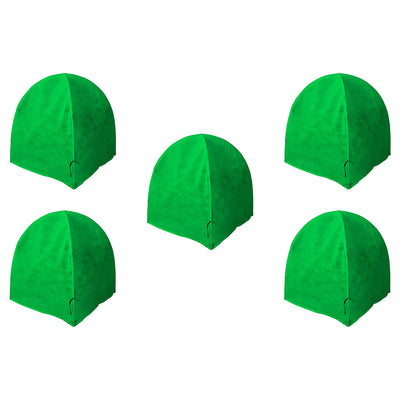 NuVue 28 In All Season Plant Shrub Frost Protection Cover, Garden Green (5 Pack)