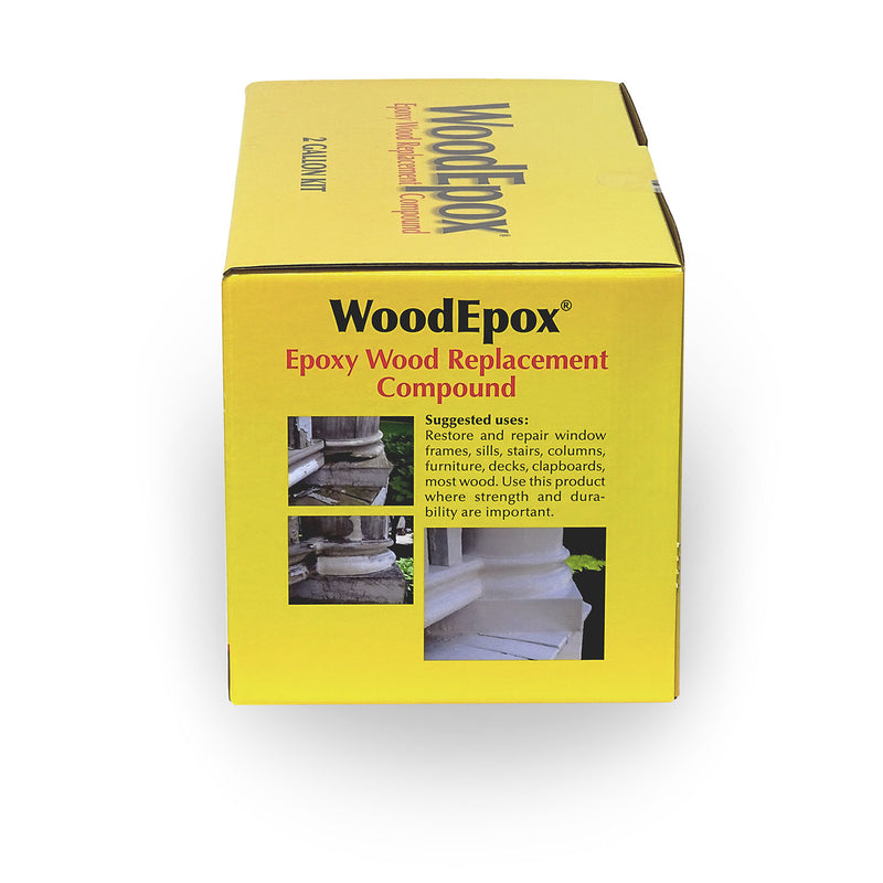 Abatron WE2GKR WoodEpox Epoxy Wood Replacement Compound 2 Parts A & B Gallon Kit