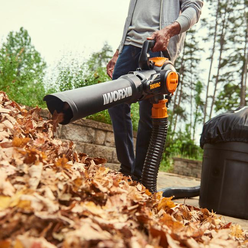 WORX Yard Tool Package w/ Trivac Electric Leaf Blower and Cordless String Edger
