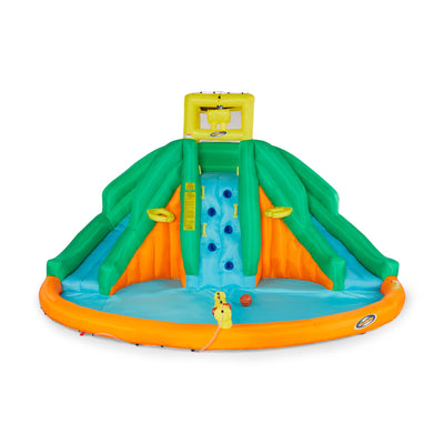 Kahuna Twin Peaks Kids Inflatable Splash Pool Backyard Water Slide Park (2 Pack)