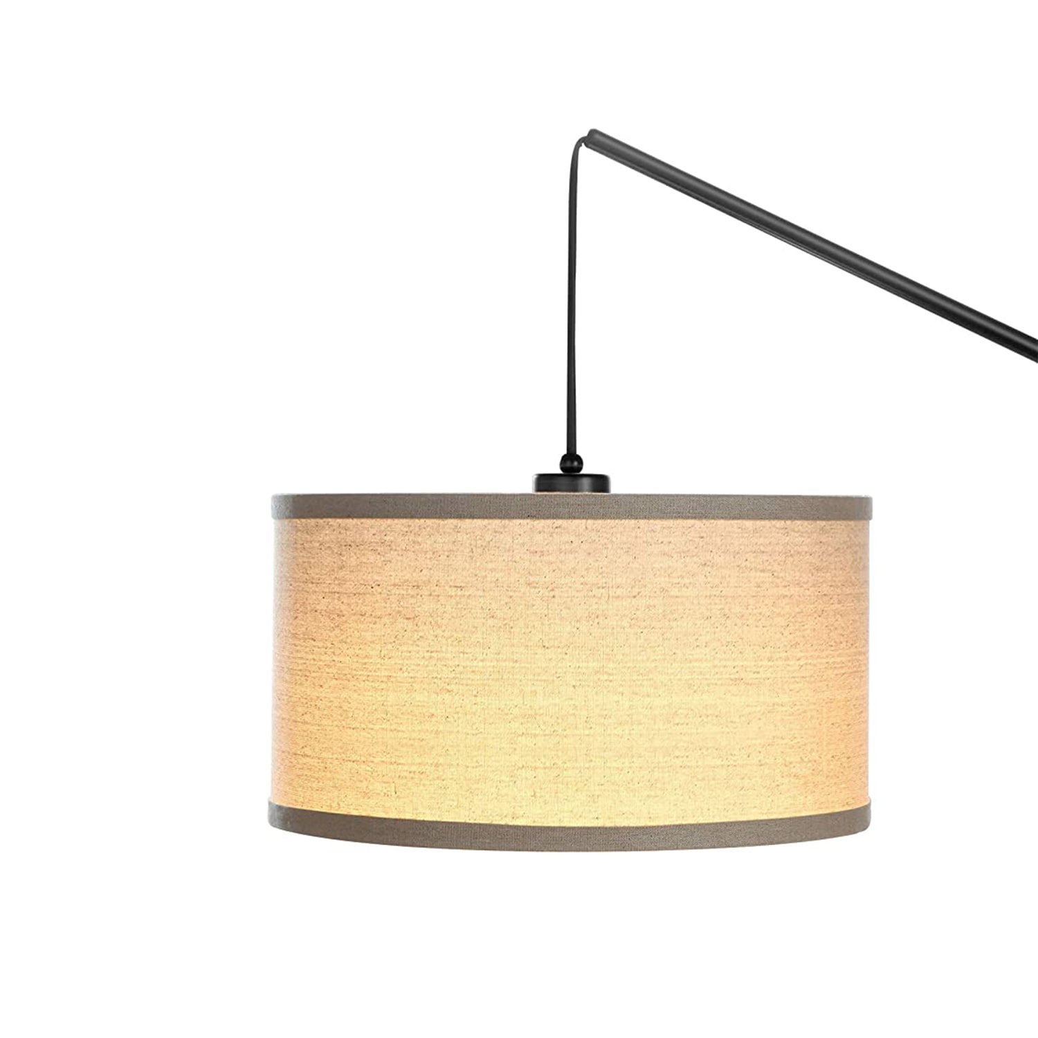Brightech 2 Contemporary Hanging Arc Floor Lamp with LED Bulb, Black (For Parts) - VMInnovations