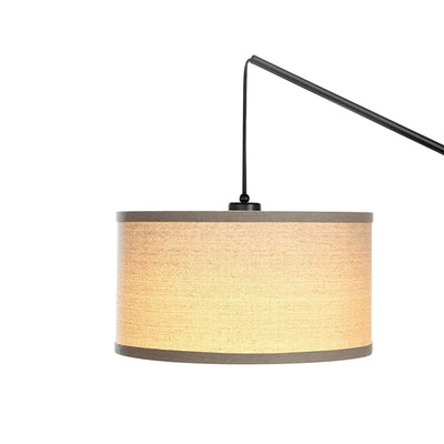 Brightech 2 Contemporary Hanging Arc Floor Lamp with LED Bulb, Black (For Parts) - VMInnovations