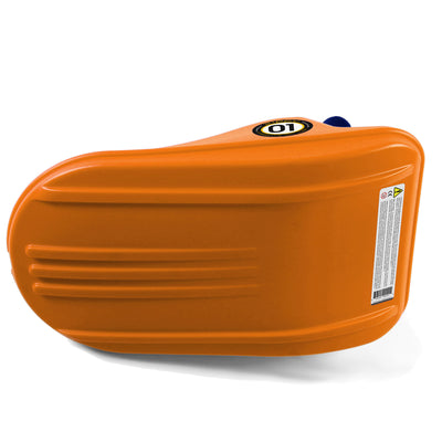 Zipfy Classic Freestyle Mini Luge Speedster Snow Sled, Hero Orange (Open Box)